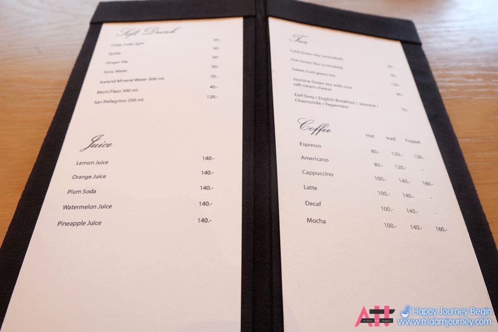 Menu Berverage
