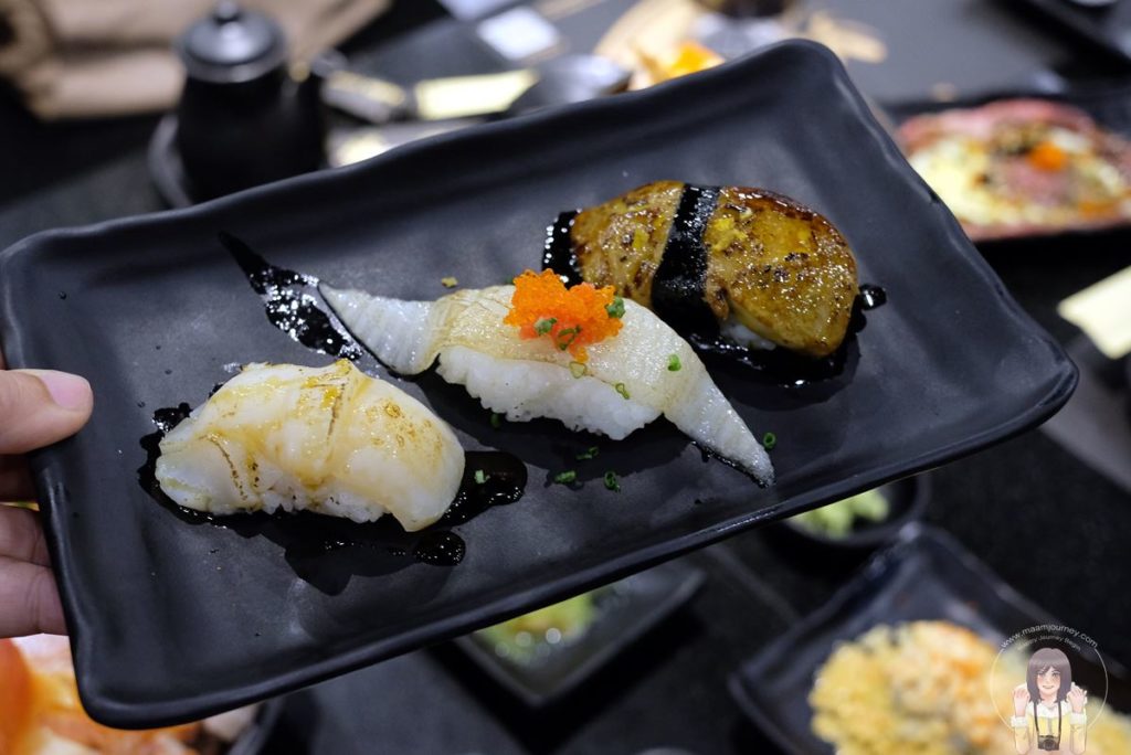 7 Kouen Sushi Bar_Engawa Hotate Aburi Foie Gras