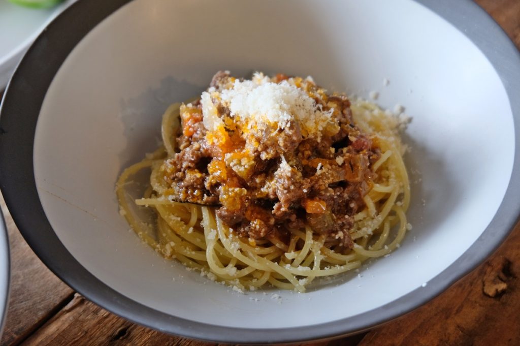 สปาเก็ตตี้โบโลเนสเนื้อวากิว (Australian Wagyu Spaghetti Bolognese)