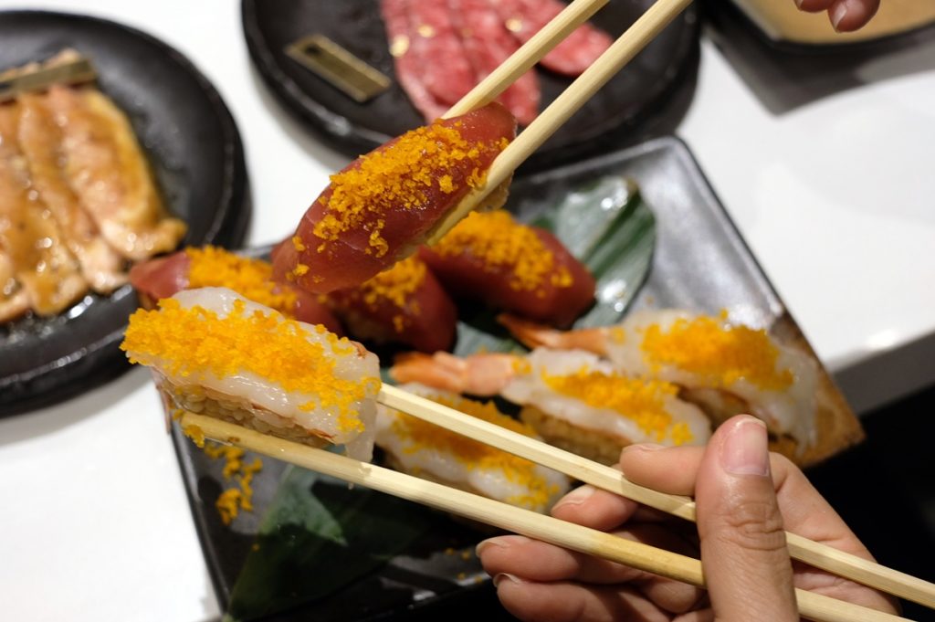 Akamizuke & Karamisu Akami Sushi