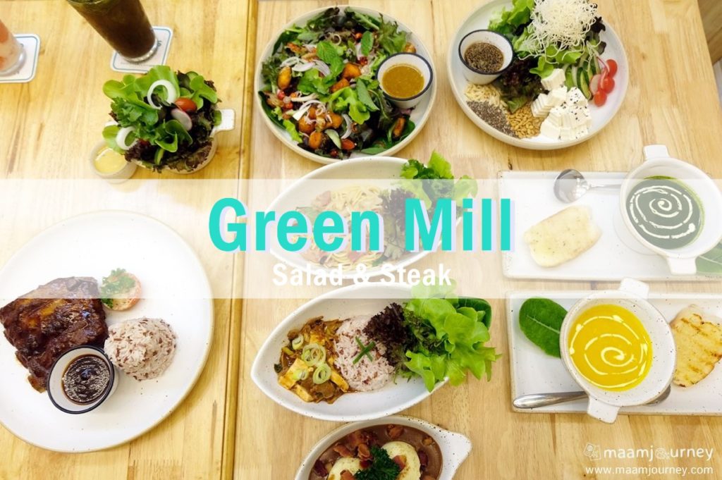 Greens Mill Salad and Steak